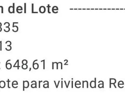 Terreno en Venta en Sauce Viejo, USD 28.000