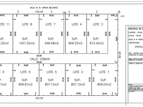 Terreno en Venta en Palmares De Pilar, USD 60.000