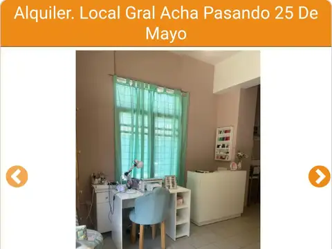 calle General Acha Norte 230, entre calles 25 de Mayo y Pedro Echagüe