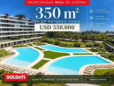 BOUQUET , 353 m2 en Duplex, 3 dormitorios, 2 cocheras 