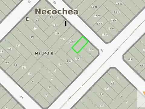 Terreno en Venta en Necochea, USD 25.000