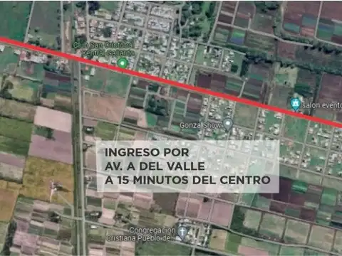 Terreno en Venta en Ángel Gallardo, USD 20.000