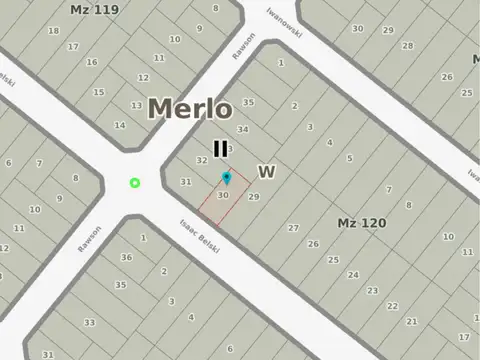 Terreno en Venta en Parque San Martín, USD 39.000