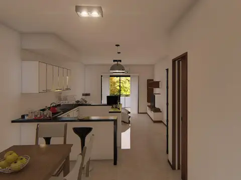 Departamento Monoambiente con 1 baño