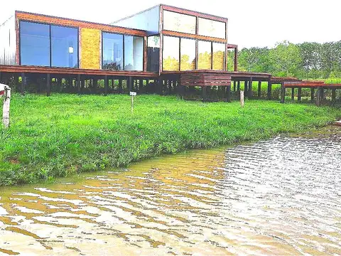 Terreno en  venta barrio nautico al agua albardon restaurant bar de playa