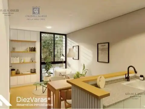 Departamento 2 ambientes con 1 baño