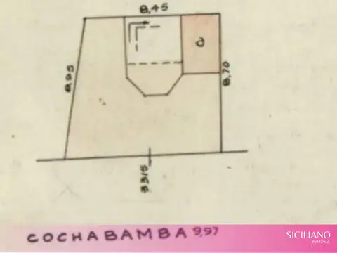 Terreno en Venta en Boedo, USD 160.000