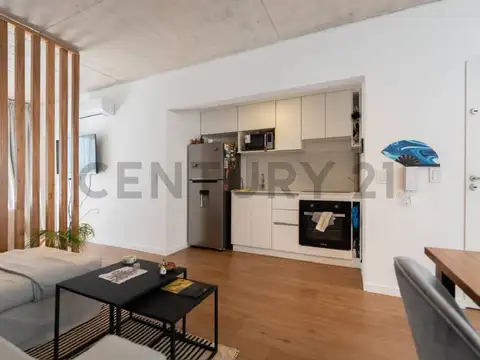 Venta departamento monoambiente divisible con balcón y terraza con parrilla