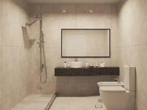 Departamento 3 ambientes con 2 baños