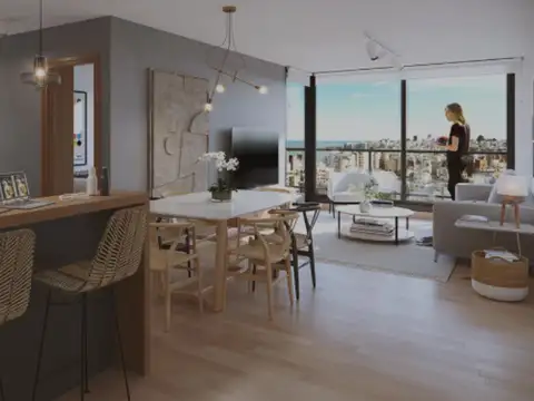 Departamento 1, 2 y 3 Ambientes Venta. Pocitos, Montevideo, Uruguay. En construcción.