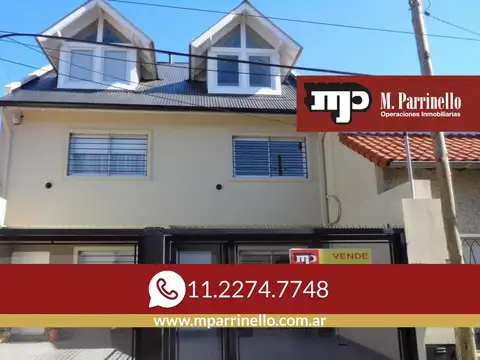 Duplex de excelente construccion,3 ambientes, play,  cochera y jardin en Florida B-en venta