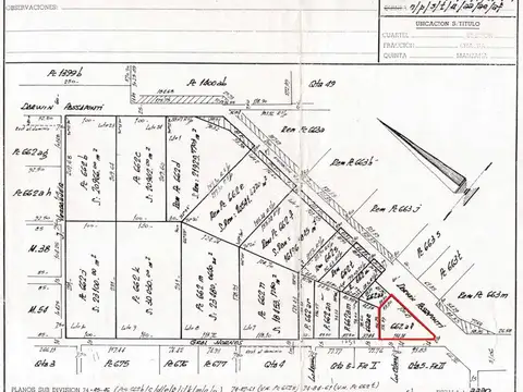 Terreno en Venta de 6000,0 m2