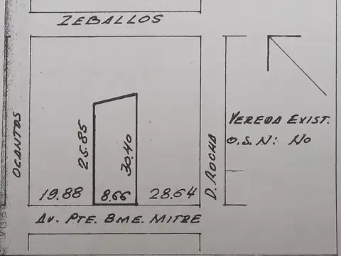 Terreno en Venta de 256,0 m2