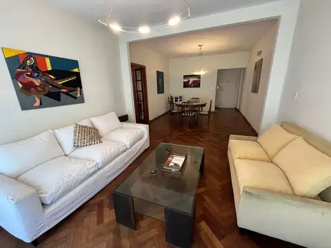 Departamento en alquiler temporario 3 ambientes para 5 con cochera - Plaza Colón