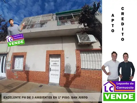 Departamento en Venta de 3 ambientes