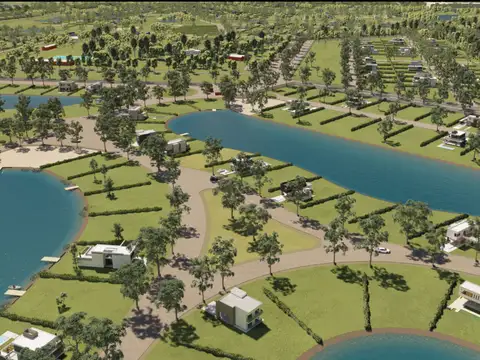 Venta de lote agua, barrio Tres Pinos Villa del campo- General Rodriguez
