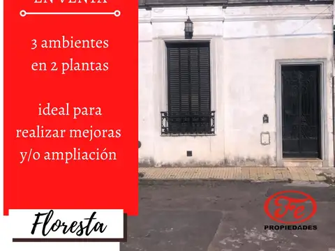 CASITA PH (TIPO CASA) IDEAL MEJORAS Y/O AMPLIACION, SUPER SOLEADO, FRENTE A PLACITA