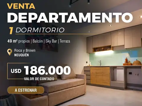 DPTO EN VENTA 1 DORM | NEUQUEN | EDIFICIO LUMINIA