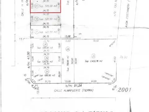 Dos Lotes Linderos sobre Yrigoyen Nueva Atlantis