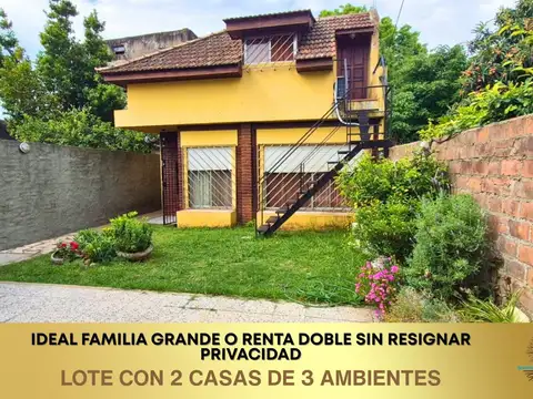 Casa con dos viviendas , ideal inversión o multifamiliar - Villa Ballester