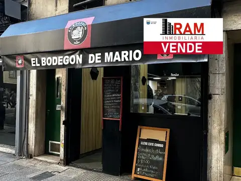 Gastonomico en Recoleta totalmente instalado