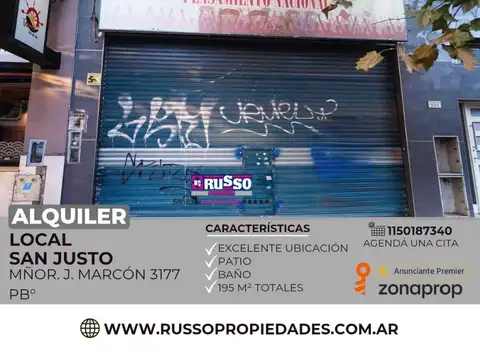Alquiler de Local Comercial San Justo