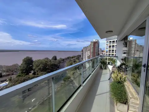 Departamento vista al río con terraza exclusiva