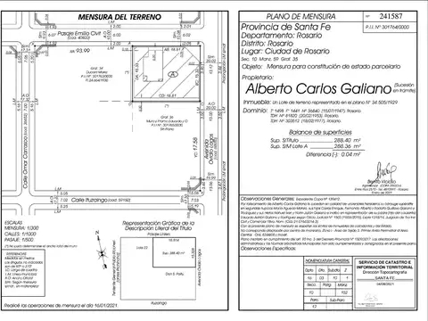 Terreno en Venta de 288,0 m2