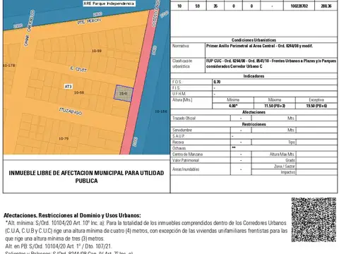 Terreno en Venta en Parque, USD 210.000