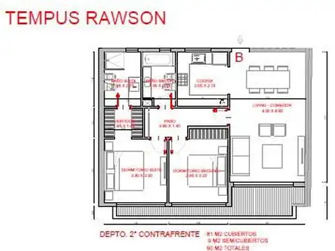 Departamento en Venta en Martinez Vias / Santa Fe, USD 349.000
