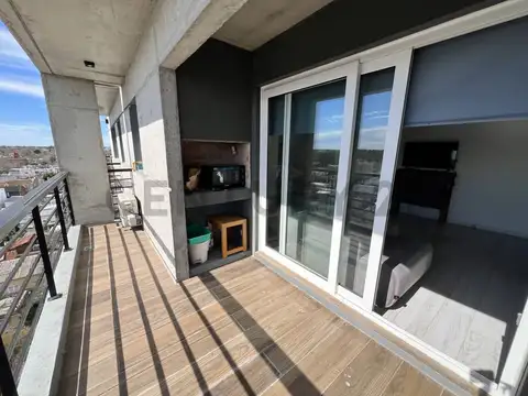 DEPARTAMENTO VENTA-  DOS AMBIENTES EN TIGRE VISTA PANORÁMICA · BALCÓN CON PARRIL