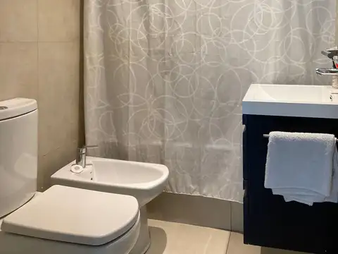 Departamento 2 ambientes con 2 baños