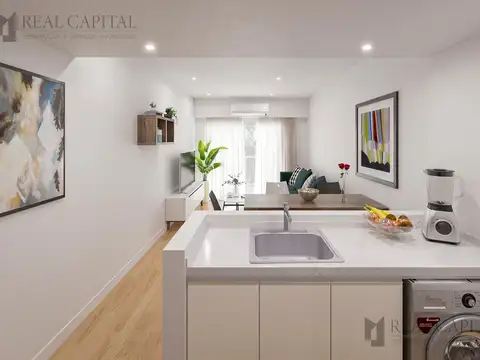 Departamento Monoambiente con 1 baño