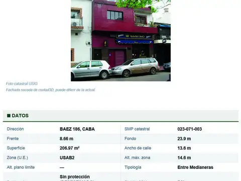 Local en Venta en Las Cañitas, USD 820.000