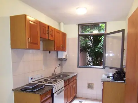 Depto de 1 dormitorio, ventilacion cruzada