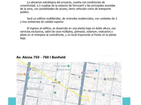 Departamento en Venta de 3 ambientes