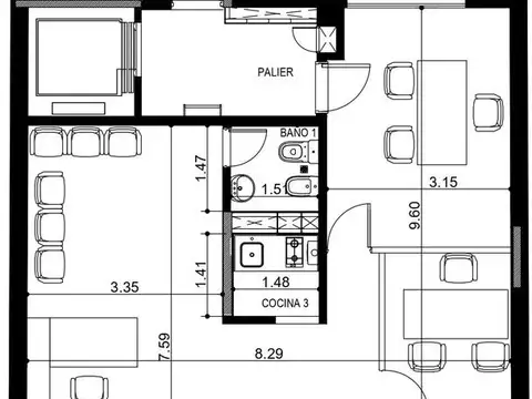 Oficina en Venta en Nuestra Señora De Lourdes, USD 145.000