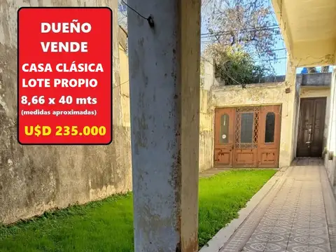 Casa/Lote en venta en Monte Castro