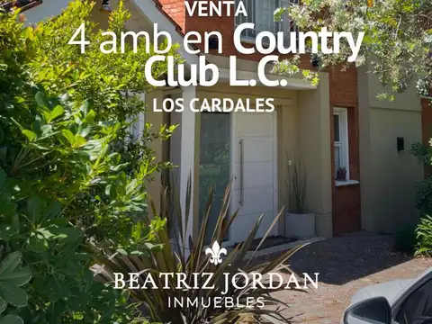 CASA 4 AMBIENTES EN VENTA, COUNTRY CLUB LOS CARDALES