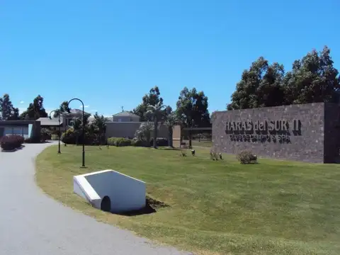 VENTA LOTE EN HARAS DEL SUR II LA PLATA APTO CRED.