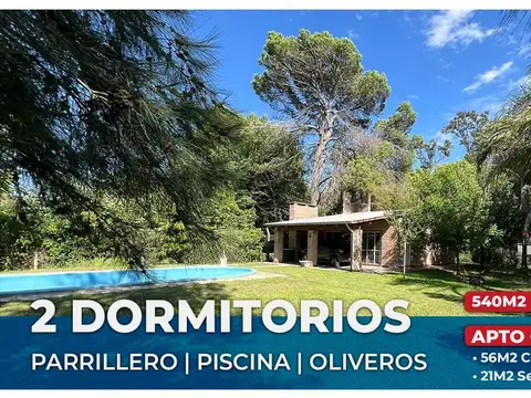 VENTA CASA 2 DORMITORIOS OLIVEROS APTO CREDITO