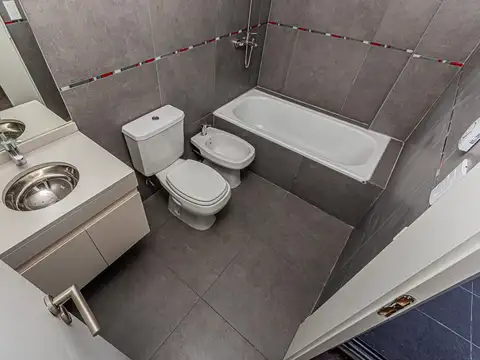 Departamento 2 ambientes con 2 baños