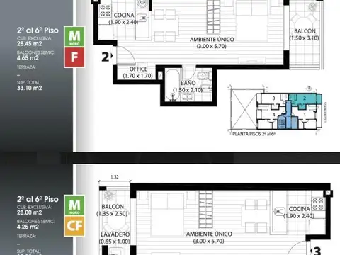 Departamento en Venta en Abasto, USD 57.000