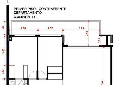 Departamento en Venta de 4 ambientes