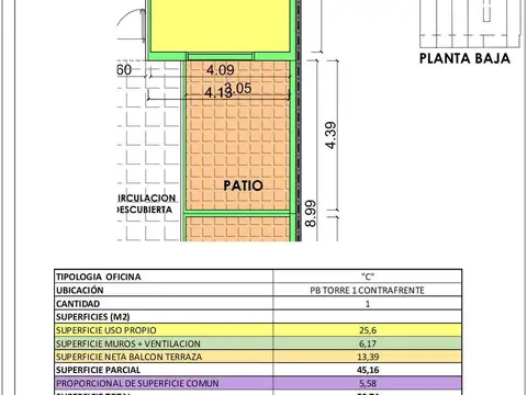 Oficina en Venta en Martin, USD 55.600
