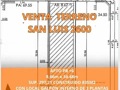 VENTA TERRENO SAN LUIS 