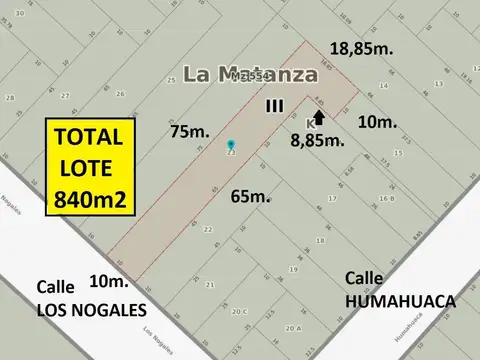 Terreno en Venta en Tapiales, USD 154.000