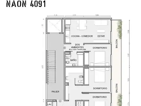 Departamento en Venta de 1 dormitorio