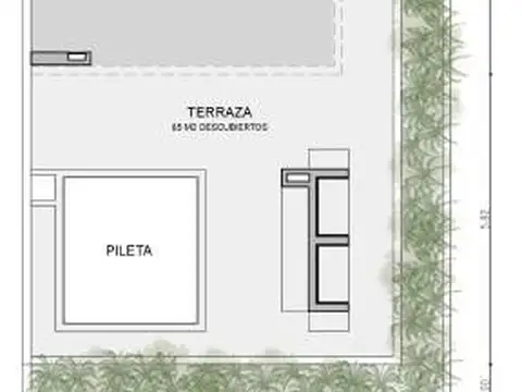 Departamento 2 ambientes con 1 baño