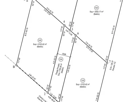 Lote Venta Falda del Carmen de 2.500 m² (1 Ha)Escr
